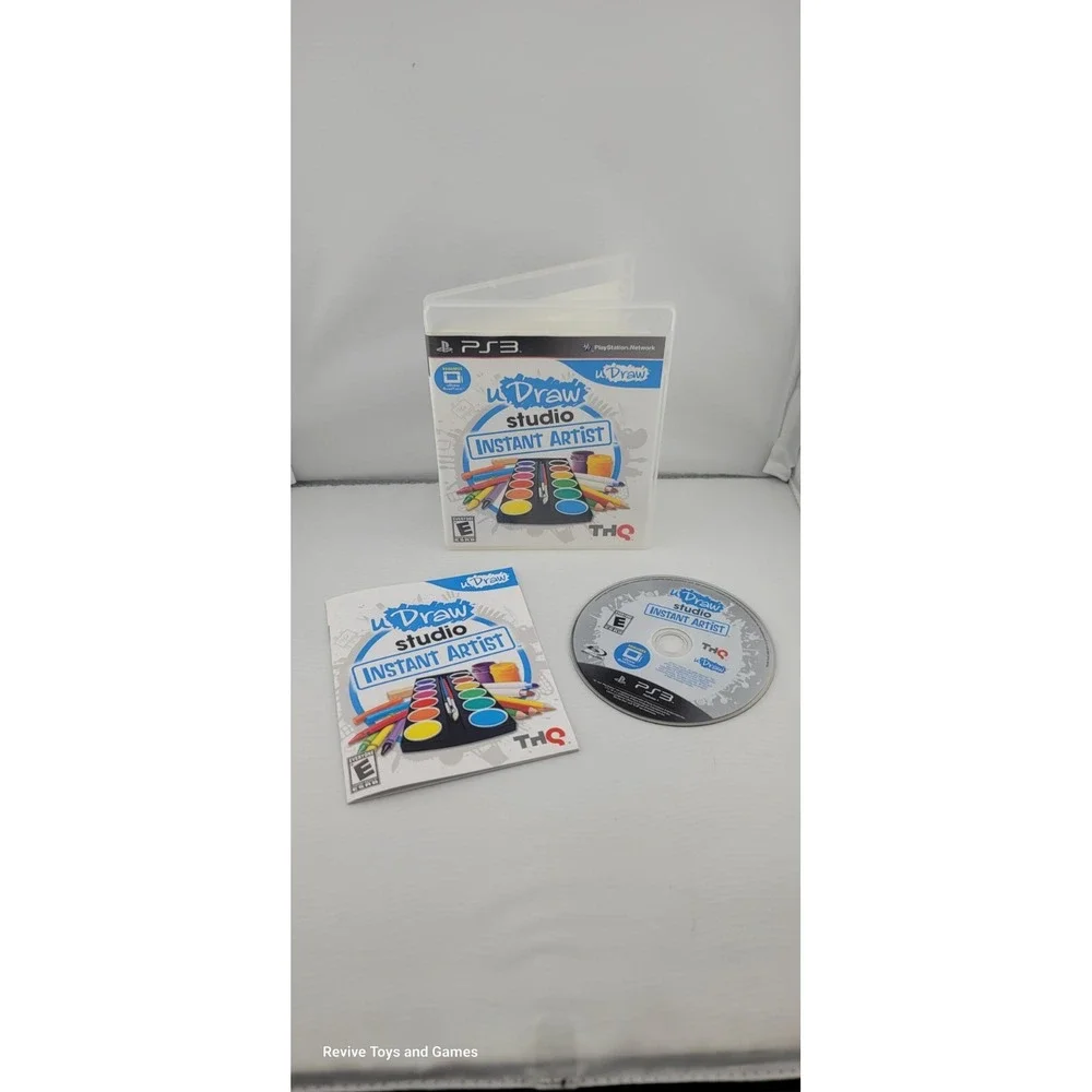 UDraw Studio: Instant Artist (Sony Playstation 3, PS3, 2011) CIB Complete Tested